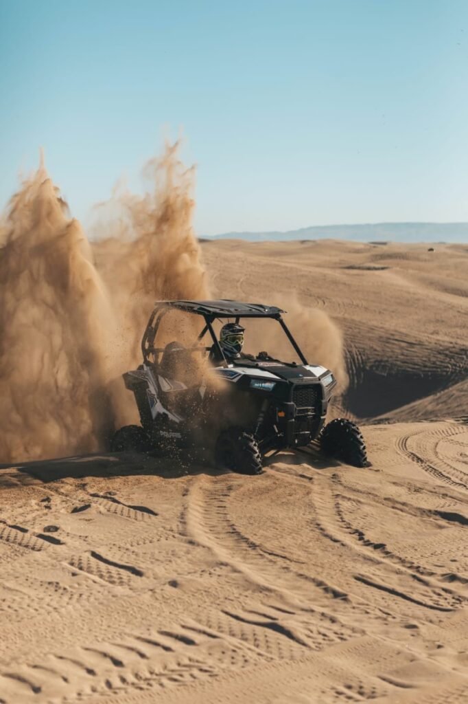 Quad bike riding in the Dubai desert